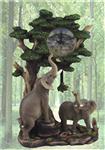 ELD31080 Idyll Hours Elephant Clock
